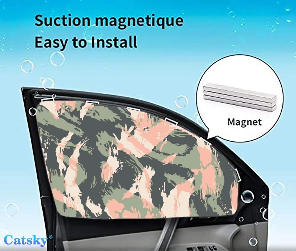 

4 Pieces Privacy Car Window Sun Shades Magnetic Blackout Car Window Covers Car Curtains Car Window Sun Shades Covers Auto