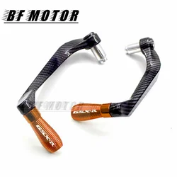 Aluminum Handlebar Brake Clutch Lever Hand Guard Protector (Orange)