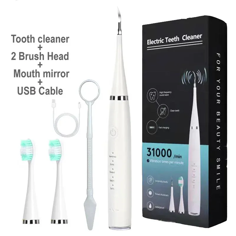 Electric Sonic Toothbrush USB Rechargeable Adult Comfortable To Hold Detachable Nozzle Convenient To Carry Electric Toothbrush