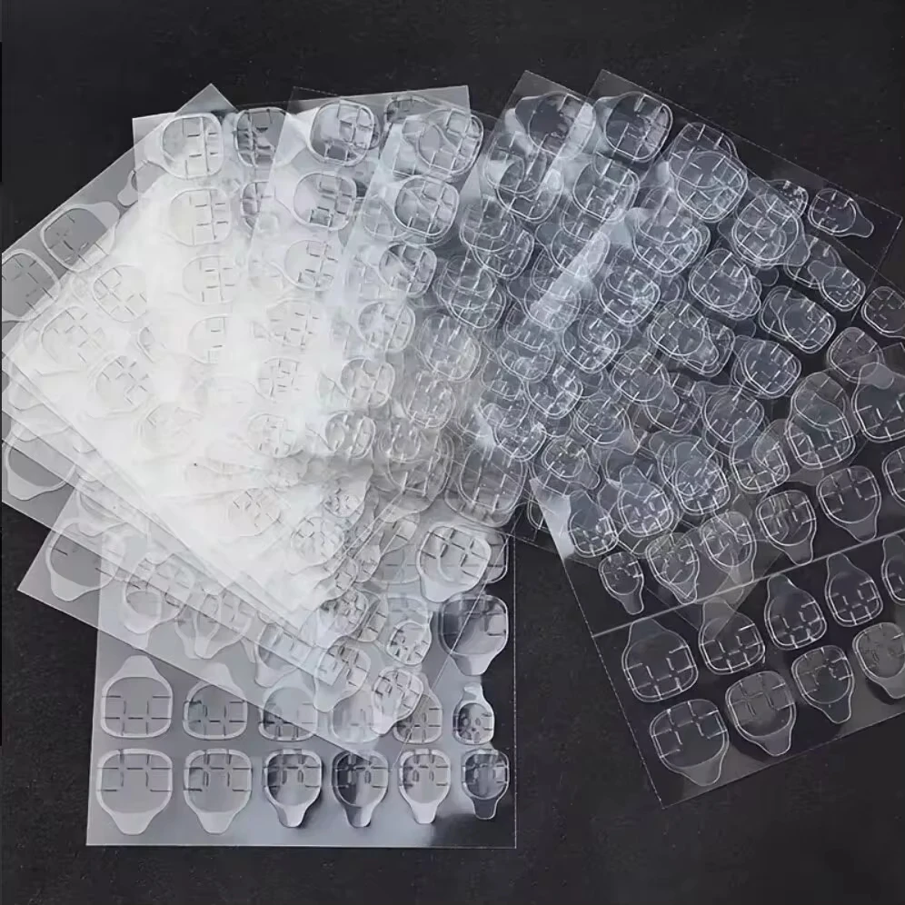 240/480 PCS Strong Adhesive Glue Tape for Press-on Nail Tips - Double Side Adhesive Film for False Nails-Transparent 6