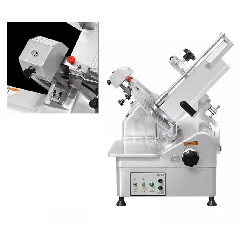 Commercial Electric Mutton Slicer Frozen Meat Roll Cutting Machine Beef Vanilla Mutton Roll Cutting Machine 4