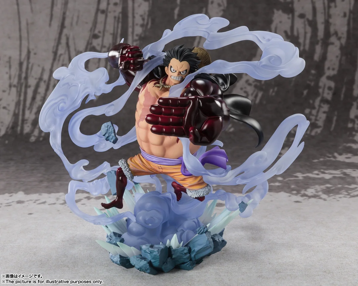 One Piece GK Anime Action Figure Wano Gear 4 Monkey D Luffy Figma Figurine  26cm PVC Model Snake Man Desktop StatueToys Kid