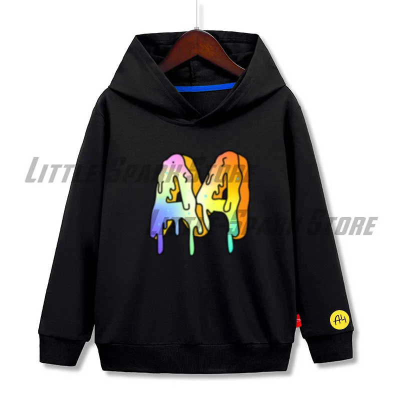 

А4 Donuts Print Blick Hoodies girls NEW Autumn Merch A4 Lamba Children's clothing Quality girls Boy Thin Sweatshirt with hood