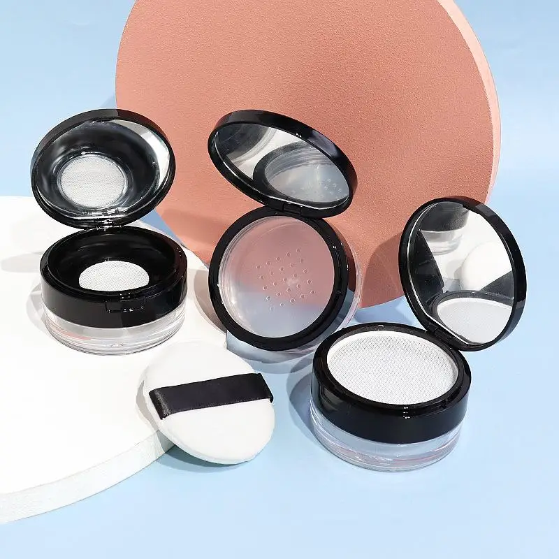Portable Travel Makeup Case with Mirror & Elastic Mesh
