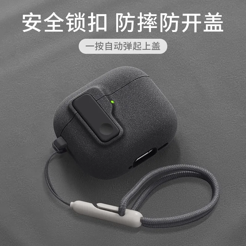 Shockproof Locking Case with Lanyard and Keychain
