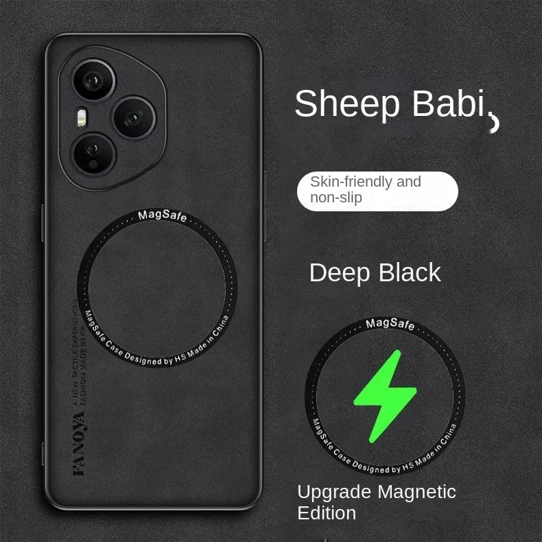 Durable Soft PU Leather Case with Magnetic Closure - Premium Protective Back Cover