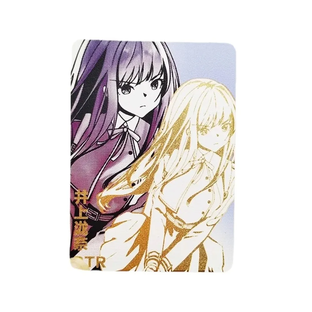 

Lycoris Recoil Nishikigi Chisato Inoue Takina Anime Game Peripheral Collection Metal card Christmas Present Toys DIY Homemade