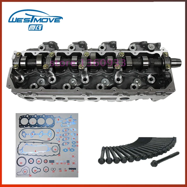 完全なシリンダーヘッドアセンブリ,1kz 1kzte 1kz-te,完全なシリンダー 