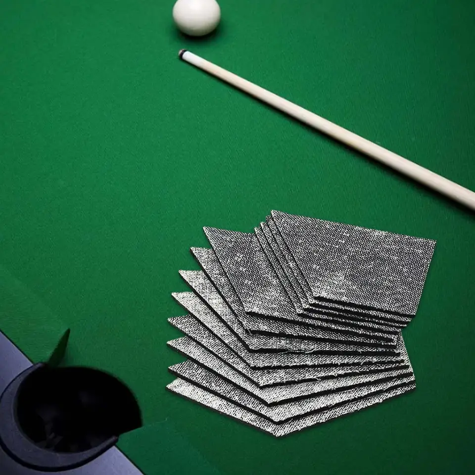 Accessoire De Remplacement Pour Billard - Bande De Rail Et Poche Noire - Neuf