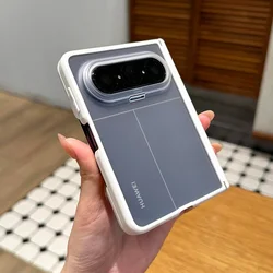 Sleek Matte Transparent Mobile Phone Back Cover for Huawei Pura X Max (A1)