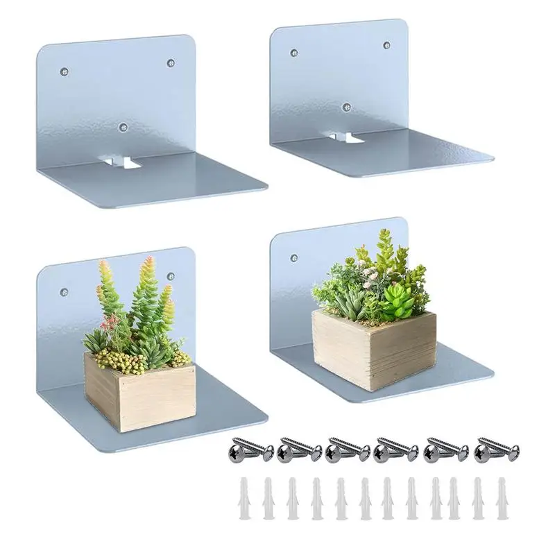 

Floating Book Shelves Metal Iron Floating Shelves With Mounting Hardware Bookshelf Ideal For Storage & Display Invisible Kids