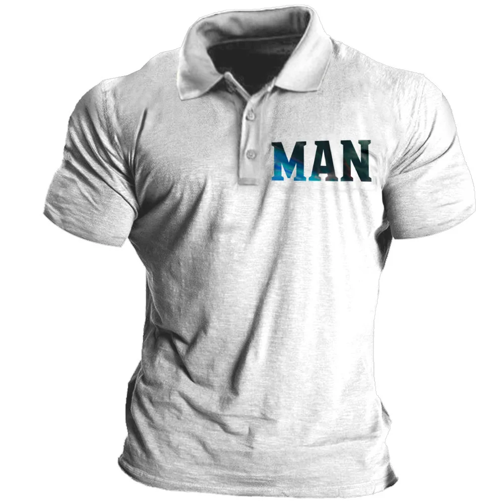 

Men's Polo Shirts 3D Print Shirt Lapel Male Casual Golf Clothing Summer Man Short Sleeve T-Shirt Holiday Tee Top