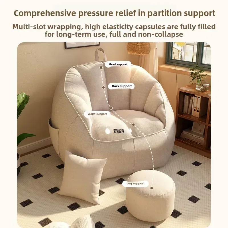 Lazy Sofa Bean Bag Dormitory Can Sit and Lie Back Lazy Tatami Household Living Room Chair Living Room Furniture Minimalist Sofa