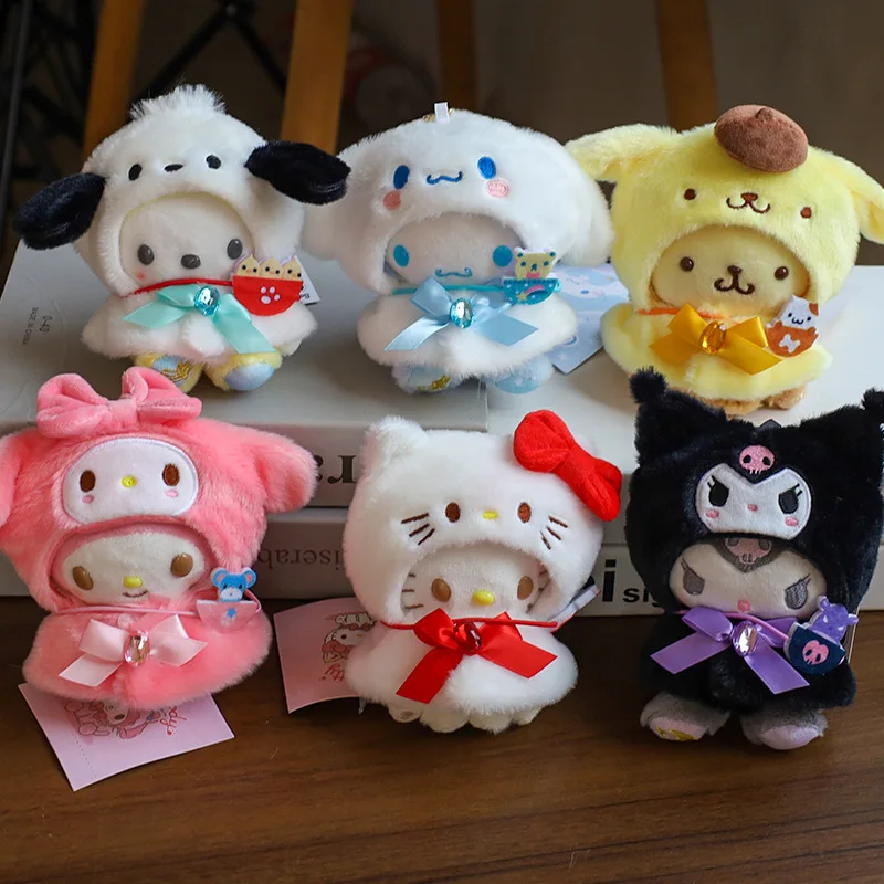 Kawaii Joke Bear Sanrios Doll Clothes For 10cm Cotton Doll Xiaoba