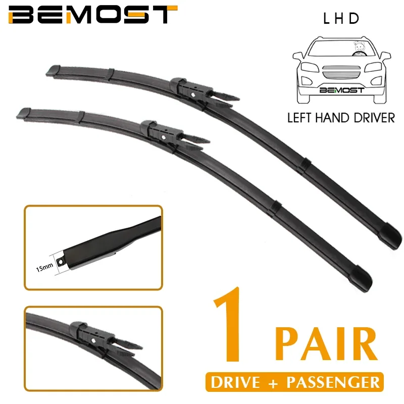 Kit Spazzole Tergicristallo Aero Flat Adattabile Volvo V60 I (155) dal