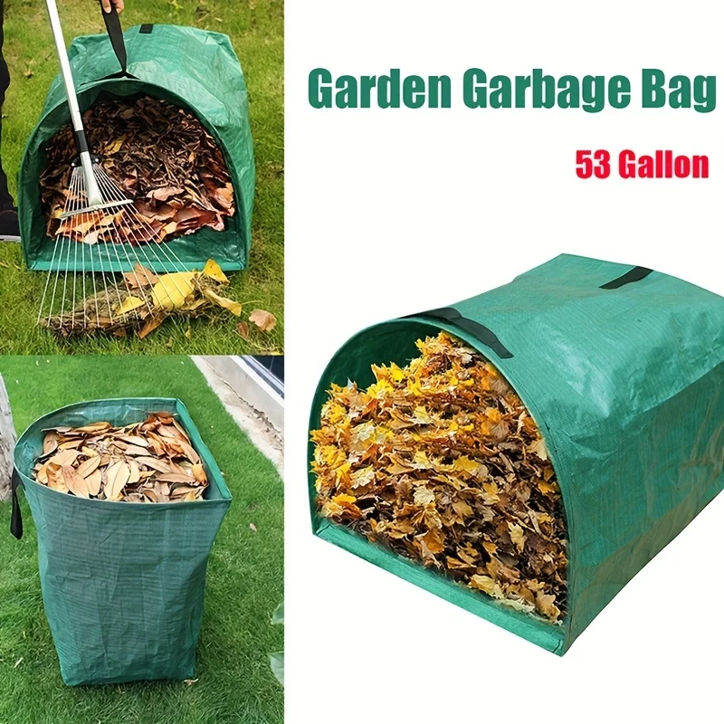 Large Capacity Garden Waste Bag for Leaf and Debris Collection