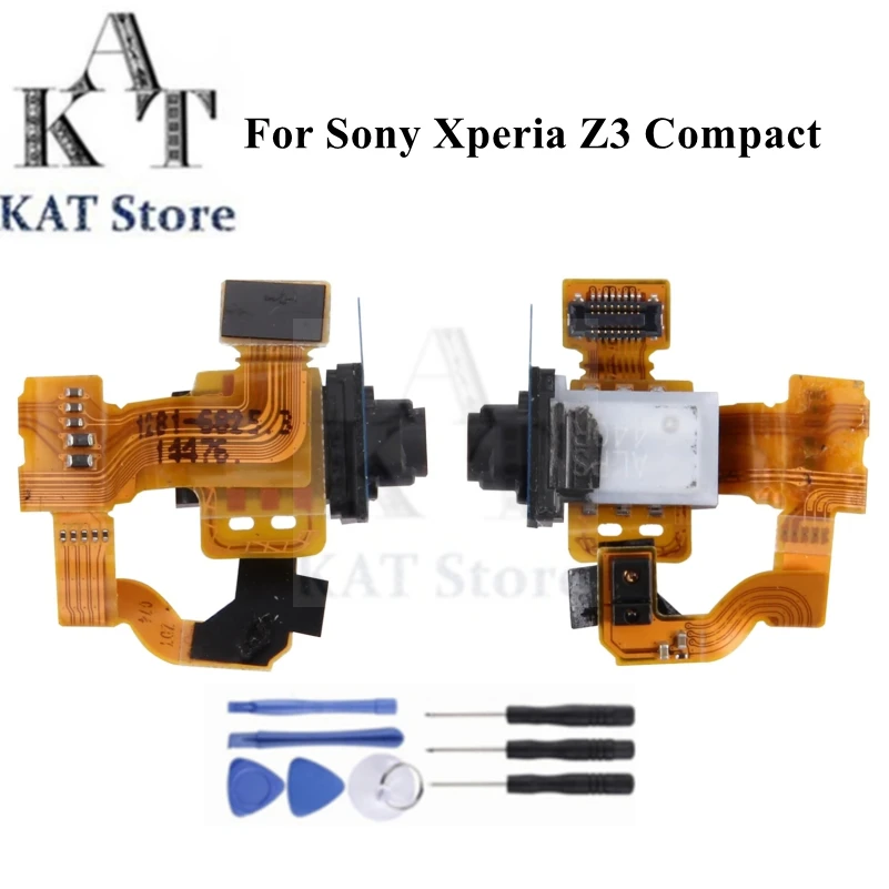 

KAT For Sony Xperia Z3 Compact D5803 D5833 Handfree Headphone Audio Jack Flex Cable Smartphone Spare Part Replacement