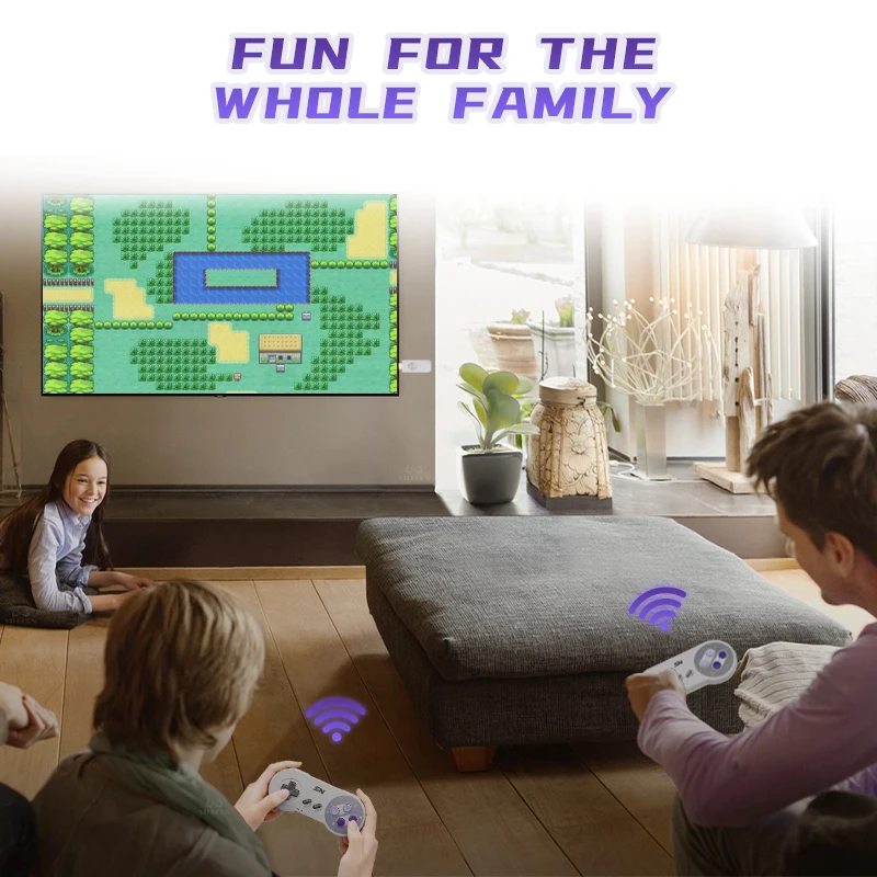 VILCORN 16-bit Mini Everdrive Wireless Dendy Retro Portatil TV Game Stick Console for Super Nintendo SNES NES SFC Console Gifts video game console game console video game stick game console kit
