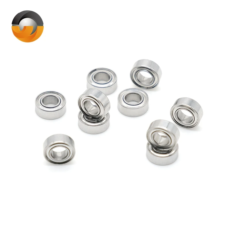 Stainless Steel Precision Ball Bearings - 10 Pack, 5x9x3 mm, ABEC-9