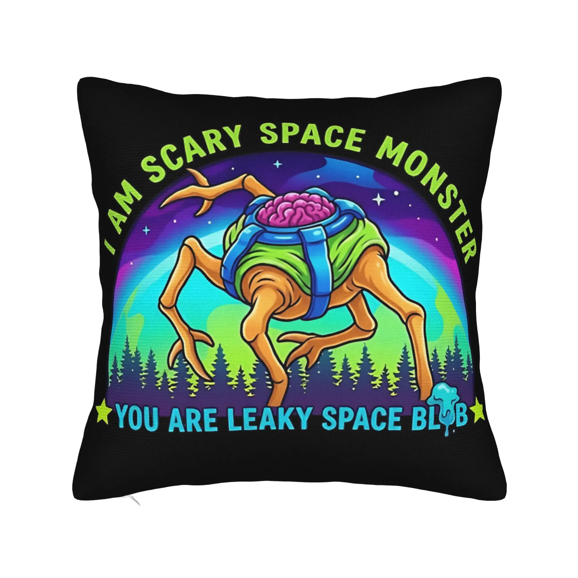 Custom Kawaii Pillow Cover for Living Room Chair - Project Hail Mary Design Featuring Rocky Ball