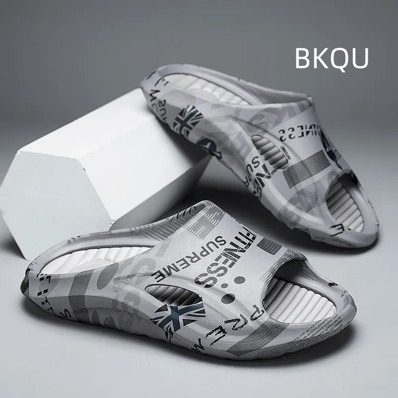 

Beach Slippers for Men Casual Wear-Resistant Non-slip Fashion Breathable Comfortable Water Proof Platform Shoes Summer Main