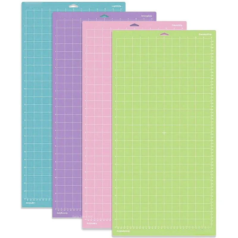 NICAPA Set di tappetini da taglio quadrati di ricambio per Cricut Joy (4,5 x 6,5 pollici, 4,5 x 12 pollici, 6 pezzi, adesivi e adesivi, antiscivolo