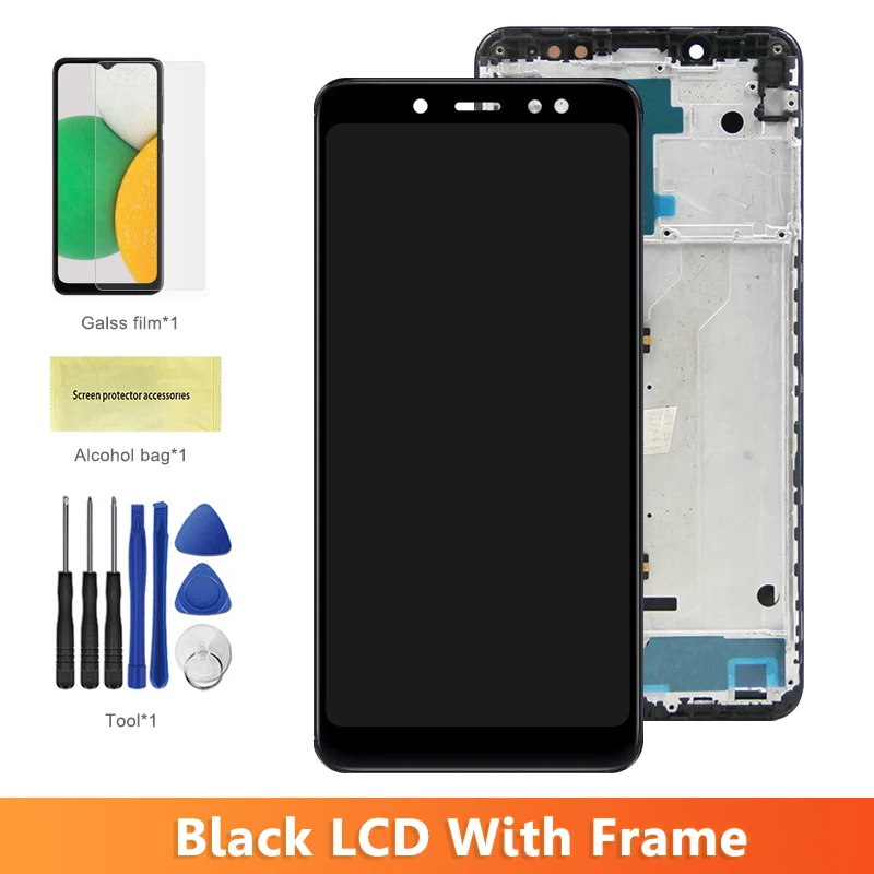 Display LCD Da 5.99" Per Redmi Note 5 (Snapdragon 636) – Kit Completo Con Attrezzi E Cornice Inclusi