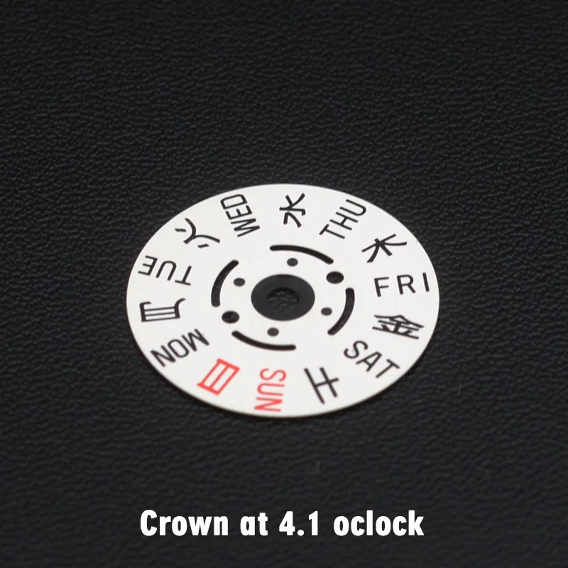 NH35 NH36 일본 간지 다이얼, SKX007 무브먼트 날짜, 주간 휠 크라운, 밸런스 시계 수리, MOVT 다이얼, 3.8/4.1, 신제품