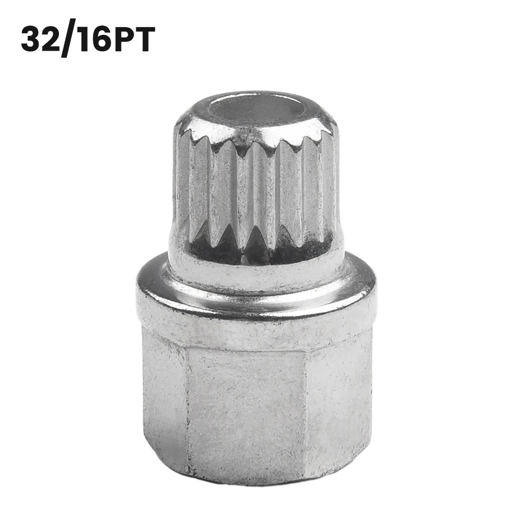 

Anti Theft Wheel Lock Lug Car Wheels Part 1pcs 32/16PT Car Accessories Nut Screw Removal Key Remove Wheel Steel