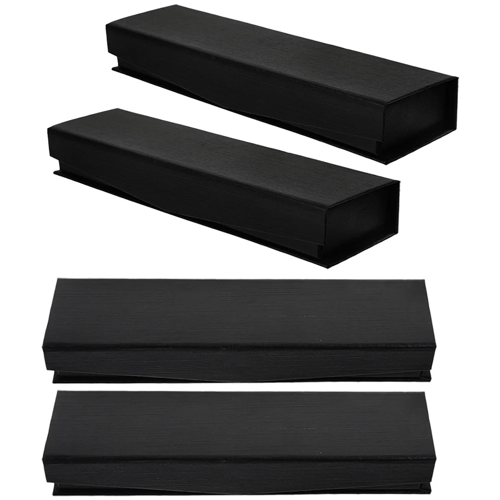 

4pcs Gift Pen Cases Delicate Pen Packing Gift Boxes Decorative Pen Wrapping Holders