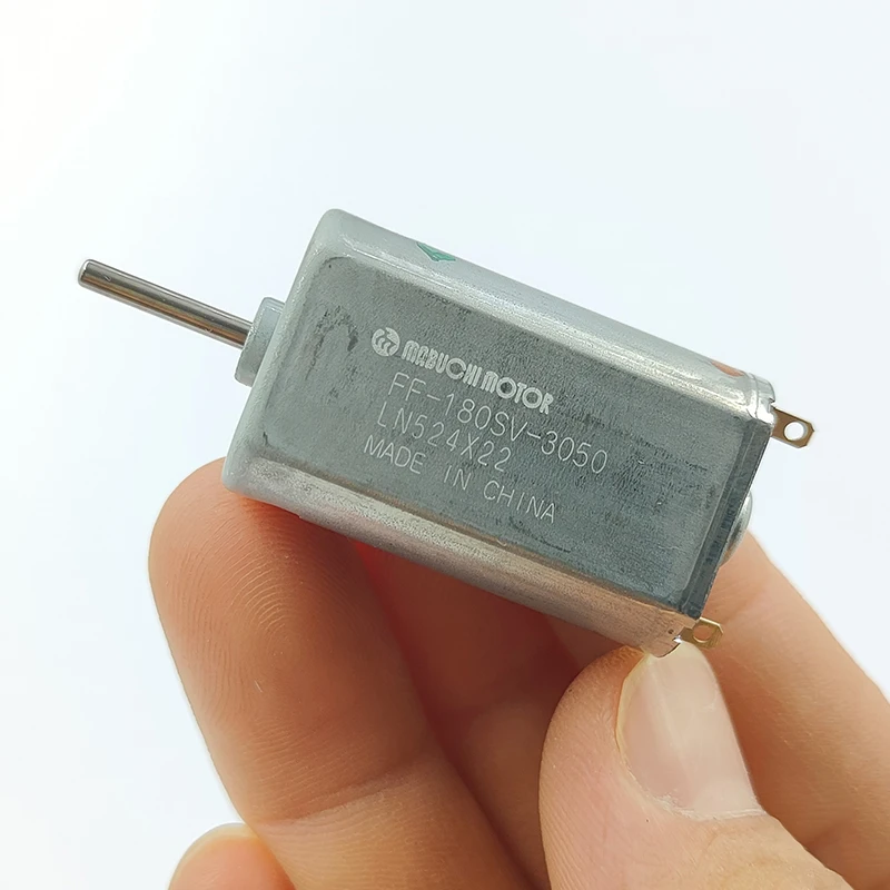 Mabuchi FF-180SV-3050 미니 180 고속 모터 14500RPM DC 2.4V 3V 3.7V 4.2V 마이크로 20mm DIY 전기 면도기 칫솔용