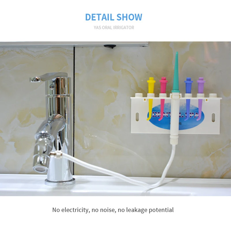 Dental SPA Faucet Oral Irrigator Water Jet Toothbrush Floss Dental Water Flosser Oral Hygiene Instrument dental water flosser
