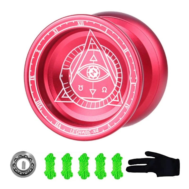 

LESHARE YOYO Ball Magic Yoyo Single Metal Alloy Professional Competition Version Yo-Yo Ball Easy To Use