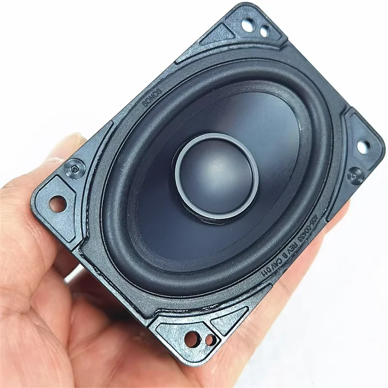 GHXAMP for SONOS speaker 2*3-inch square mid range Bass speaker metal sound cap magnesium aluminum Cone Large stroke 1Pairs