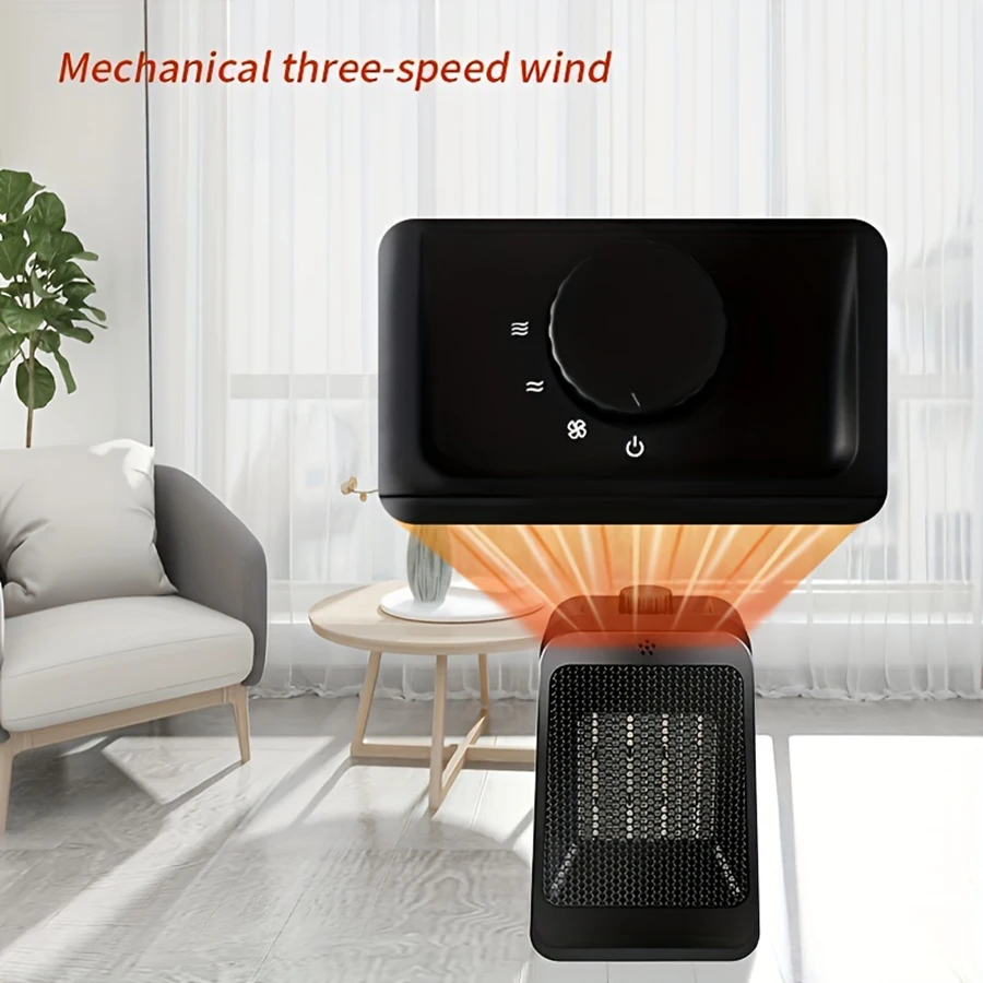 2024 New 1200W Space Heater Portable Warmer Home Heater Portable Heater Electric Warmer Desk Heater Electric Heater for Home 4