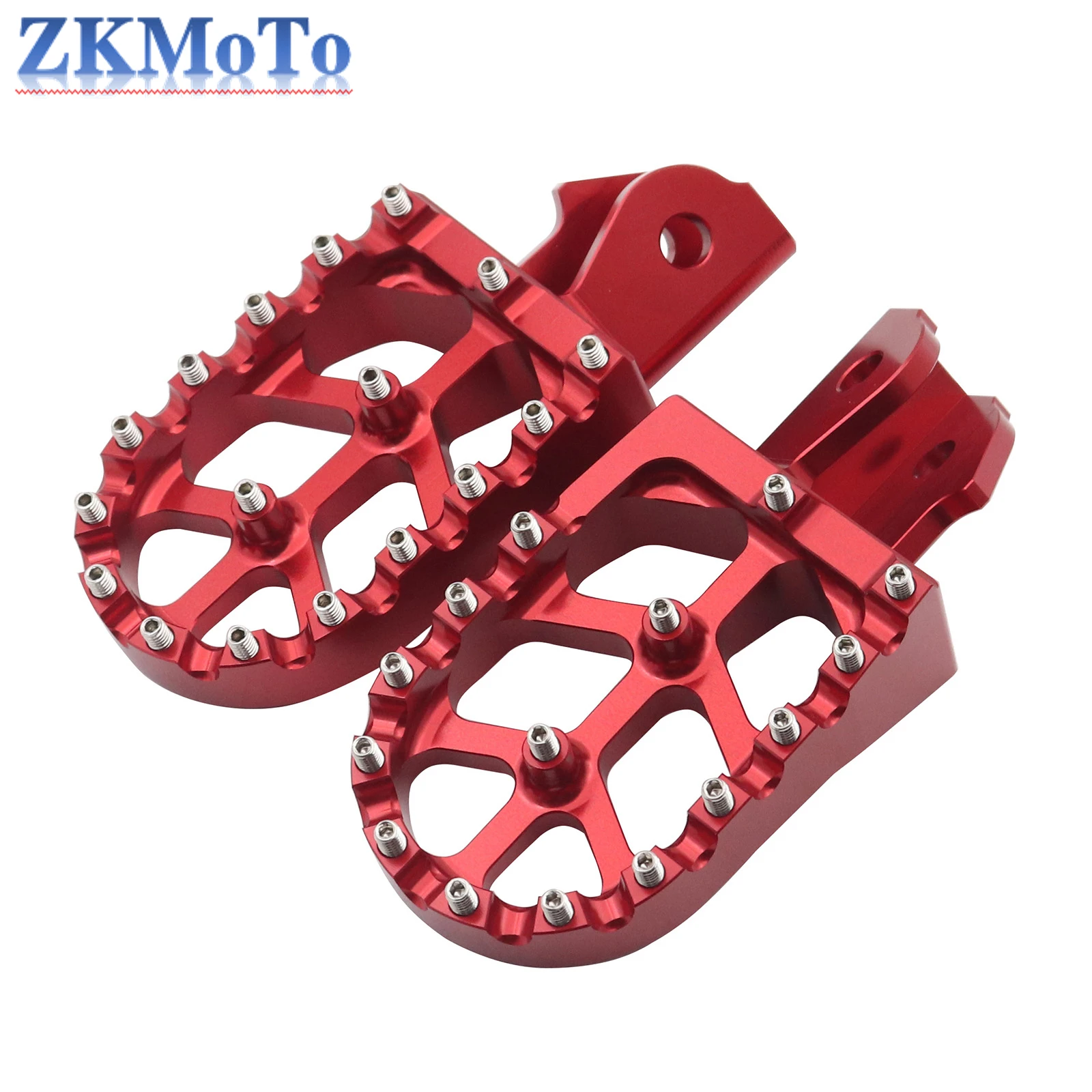 CNC Aluminum Foot Pegs Rests Pedals Footpegs Bracket For Sur Ron Surron Sur-Ron Light Bee X & Light Bee S Electric Motorcycle motorcycle accessories,motorcycle footrests,motorcycle foot pedals