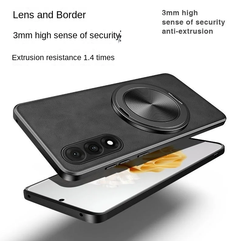Ultra Slim Hard Frosted Cover with Ring Stand