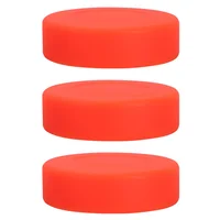 3Pcs Hockey Training Puck Puck Street Hockey Balls for Training (Orange) Inline 1