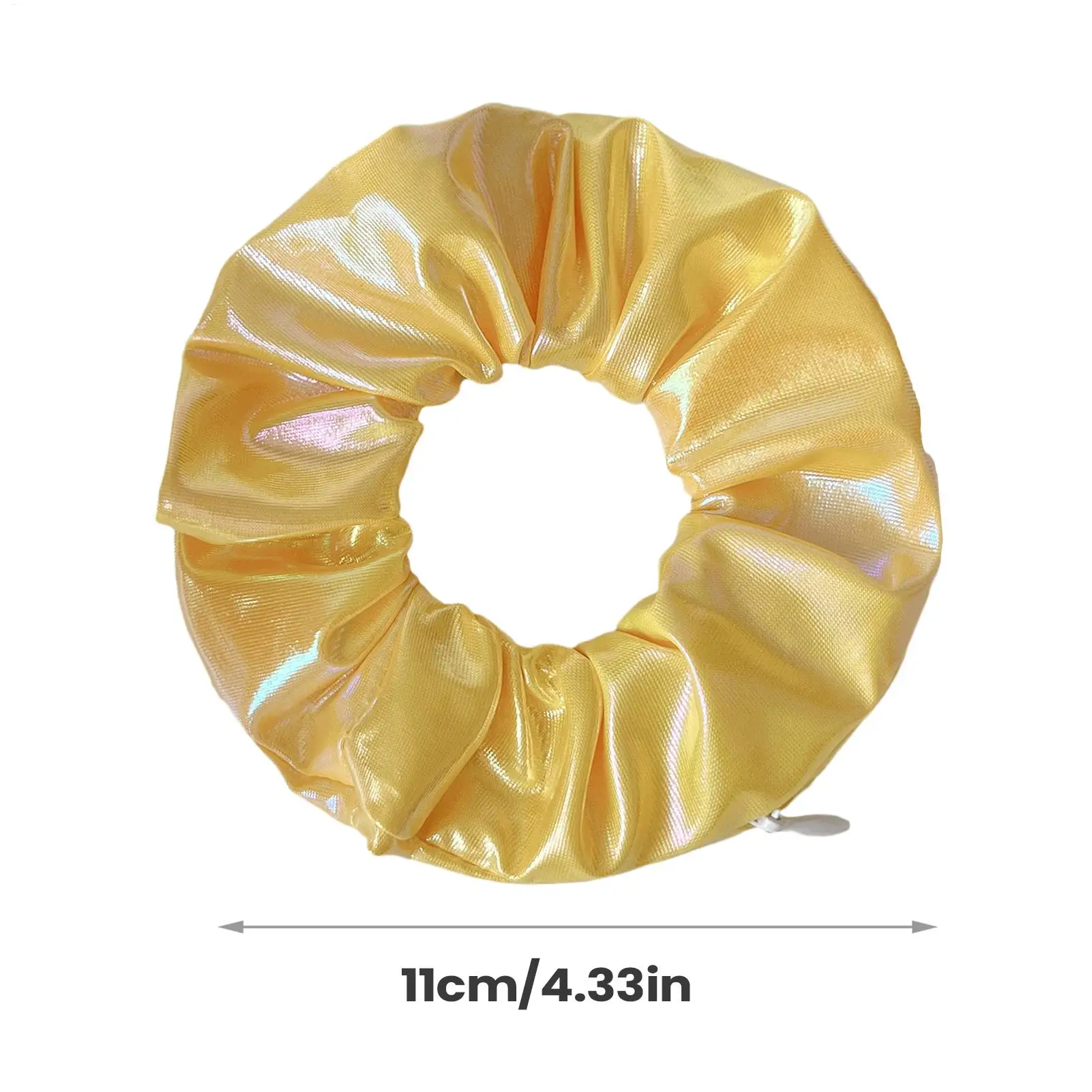 Zipper Pocket Soft Hair Scrunchies - Non-Slip Elastic Hair Ties & Hairband Accessories
