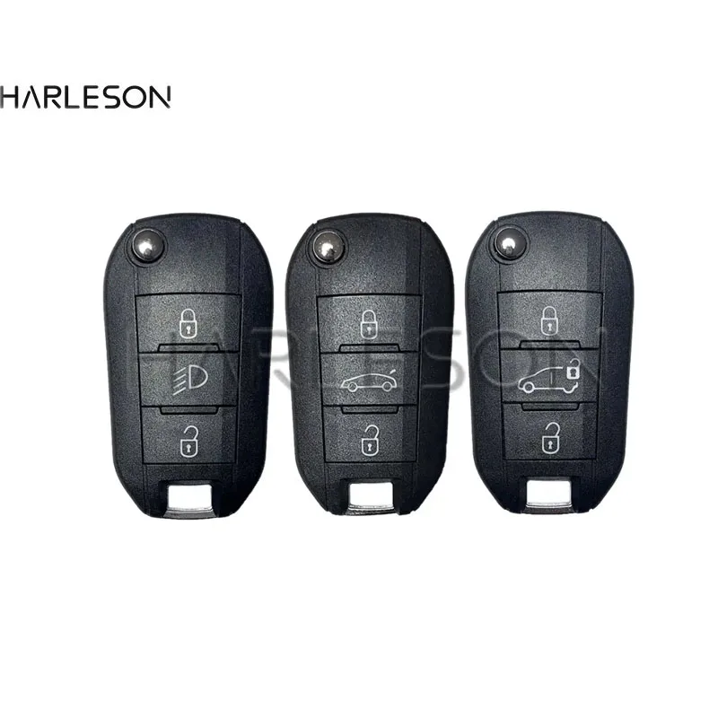 Replacement Flip Remote Car Key Shell Case For Citroen Aircross C3 C4 C5 C6 For Peugeot 308 4008 RCZ 508 VA2 HU83 3 buttons