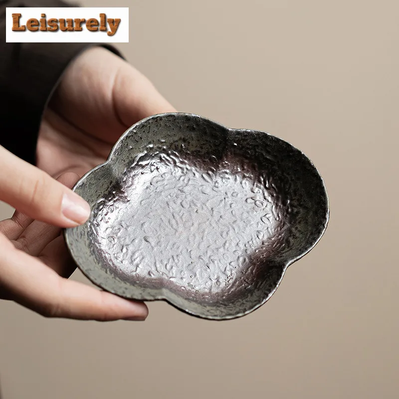 Clear Water Old Rock Mud Ruyi Coasters Elegant Stand for Mugs for Coffee Cups Saucer Heat Insulation Placemats Cup Holder Cafes