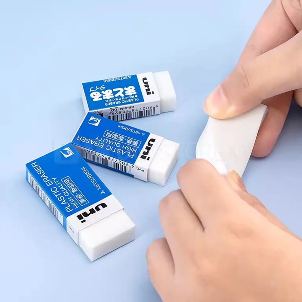 3/5/10pcs Japan UNI Pencil Eraser Is Wiped Clean Not Easy To Leave Marks Students Draw and Sketch Kawaii School Stationery 5