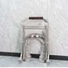 Versatile Folding Toilet Chair for Seniors -Easy-Transport Commode, Adjustable Bedside Facility, Maternity-Friendly and Portable 3