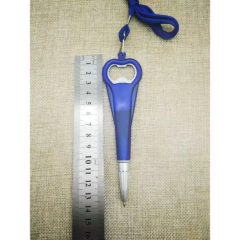 펜이 달린 행잉 넥 병따개, 이중 기능 끈, 맥주 웨이터 볼포인트, 라 카르테, 오픈 맥주, 레스토랑 바 전용