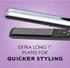 Hair Iron 1 inch ionic Ceramic Hair Straightener Professional iron with LED digital and temperature control 6