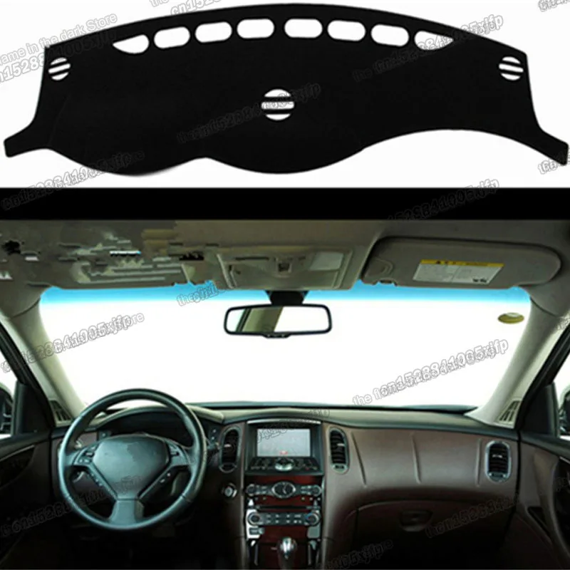 car dashboard non slip carpet anti Reflective pad MAT for Infiniti QX50 2015 2016 2017 Accessories 2013 2014 interior parts | Автомобили и