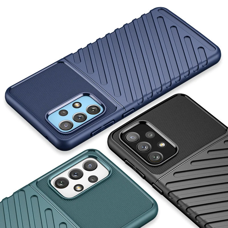 

Противоударный мягкий резиновый чехол-бампер для Samsung Galaxy A73