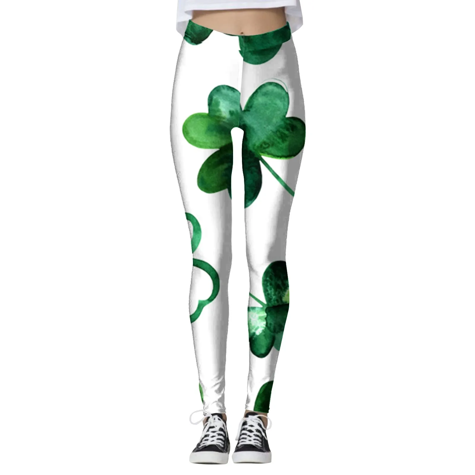 

Women's Casual Outdoor St. Patrick's Day Printed Slim Fitting Elastic Yoga Pants Cropped Pants pantalones reviews many clothes