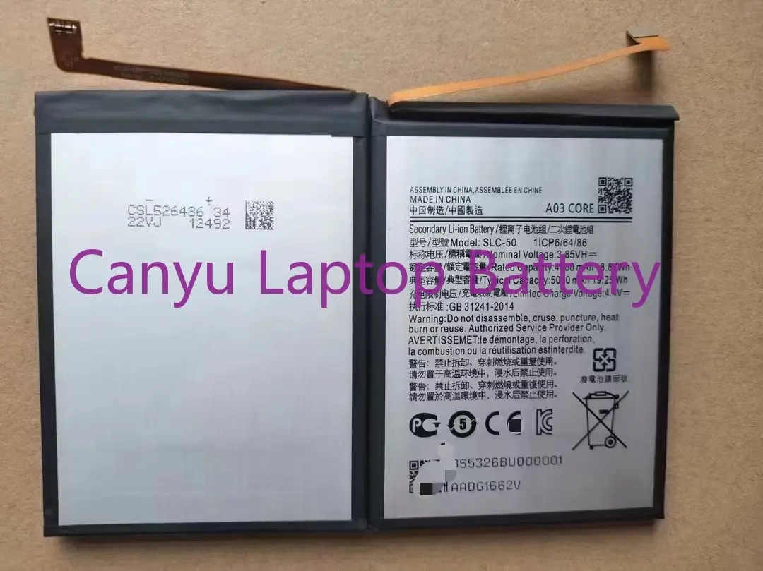 

A03 Core For Samsung SLC-50 phone 5000mah battery