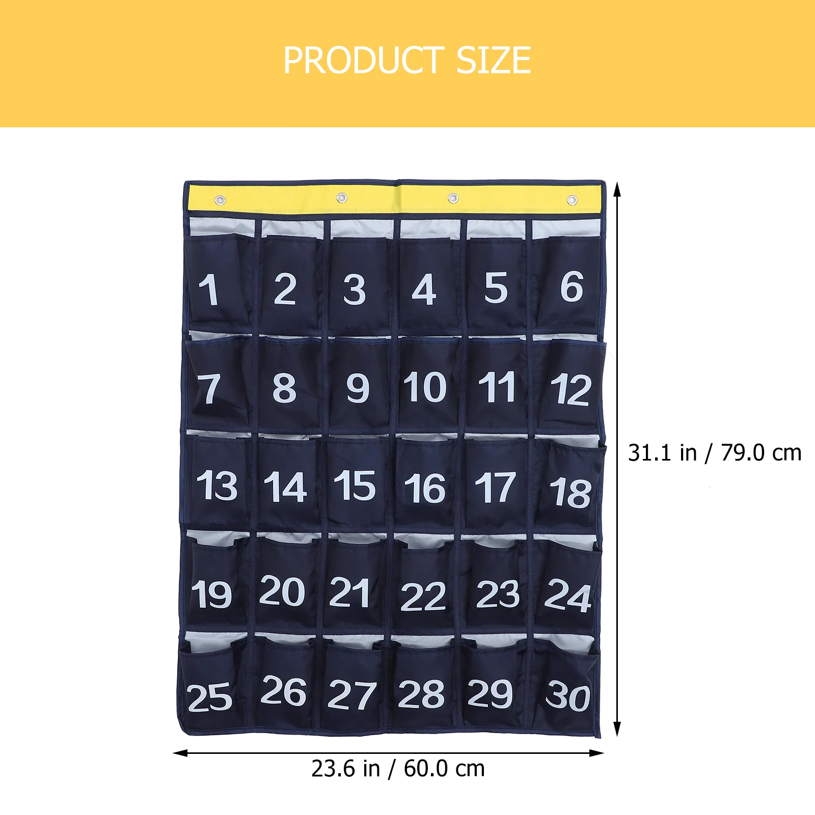 Mobile Phone Storage Bag Pocket Classroom Hanging Pockets Holder Organizer Chart Stand